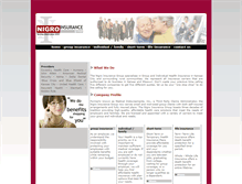 Tablet Screenshot of nigroinsurance.com